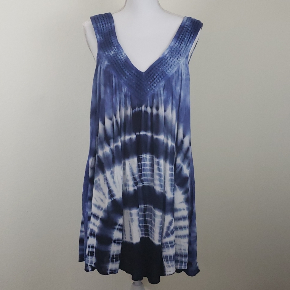 STUDIO WEST 3X WOMEN'S INDIGO TANK TOP